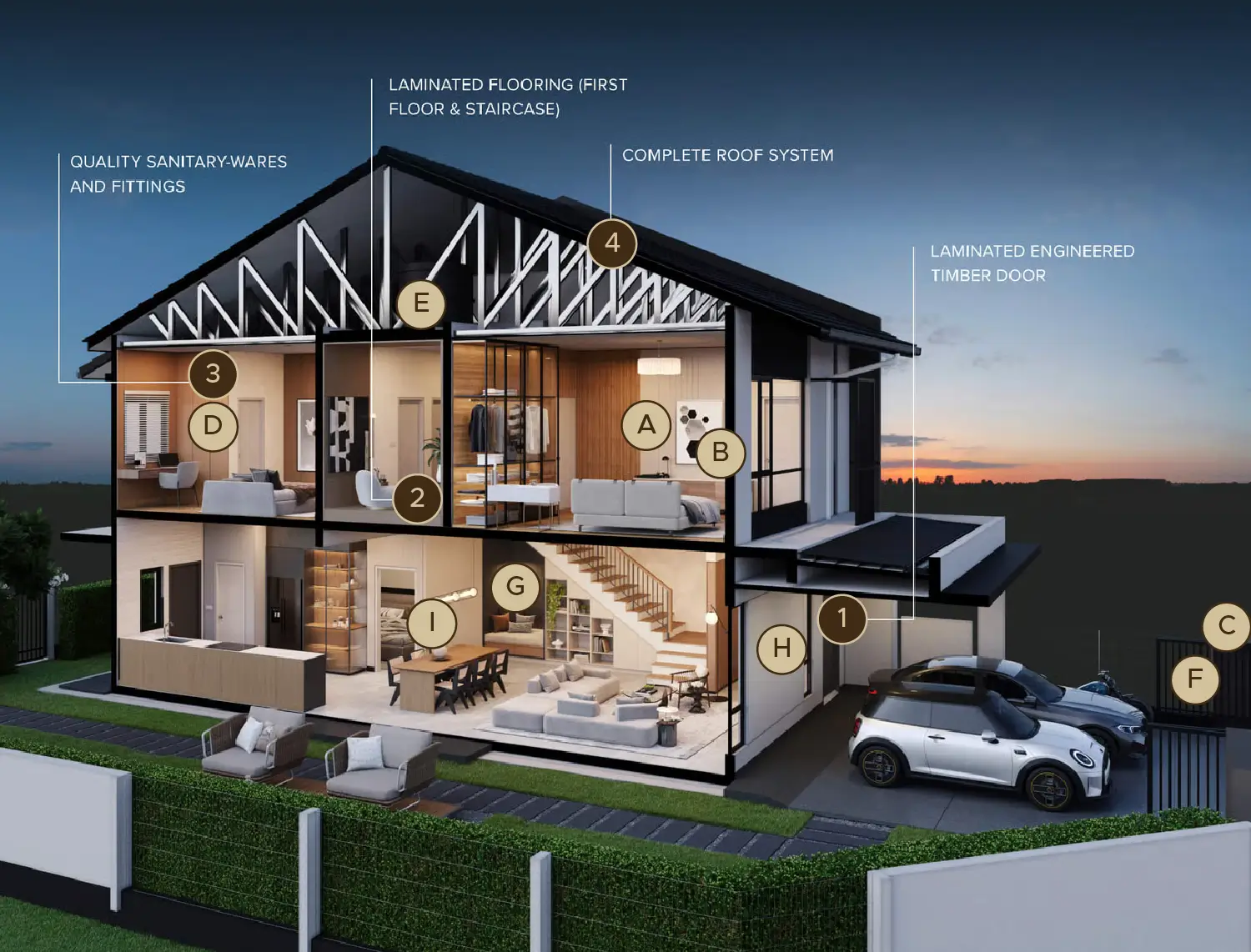 Adira 2-Storey Terrace Homes