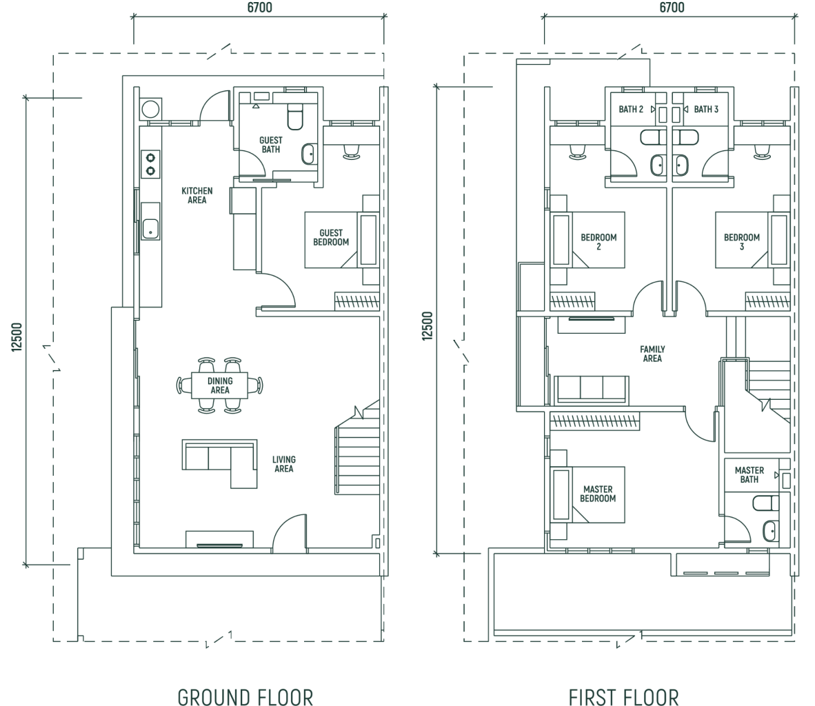 Alura Corner Unit Floor Plan